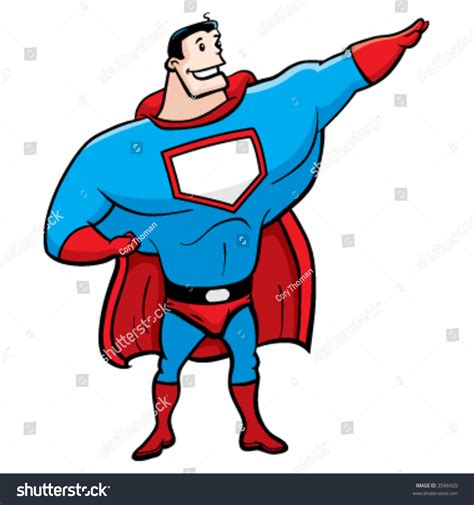 Superhero Stock Vector 3596920 Shutterstock