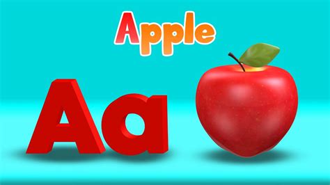 Abcd A For Apple Abcdefghijklmnopqrstuvwxyz Abc Alphabets Songs
