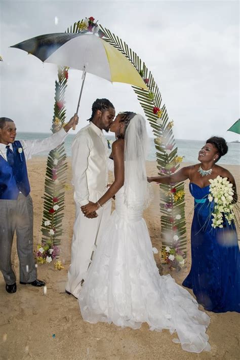Destination Weddings Jamaica Weddings Riu Tropical Palace Wedding Classic Outdoor Beach We