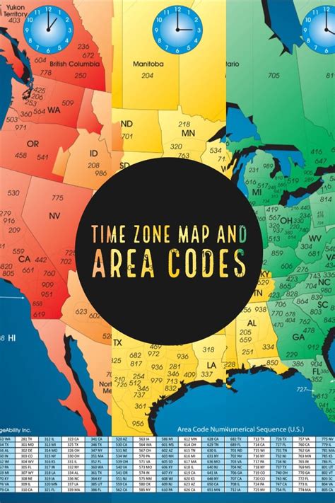 Time Zone Map Time Zone Map Time Zones Area Codes Images