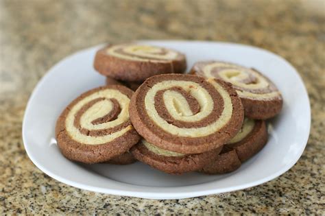 Chocolate And Vanilla Pinwheel Cookies Recipe