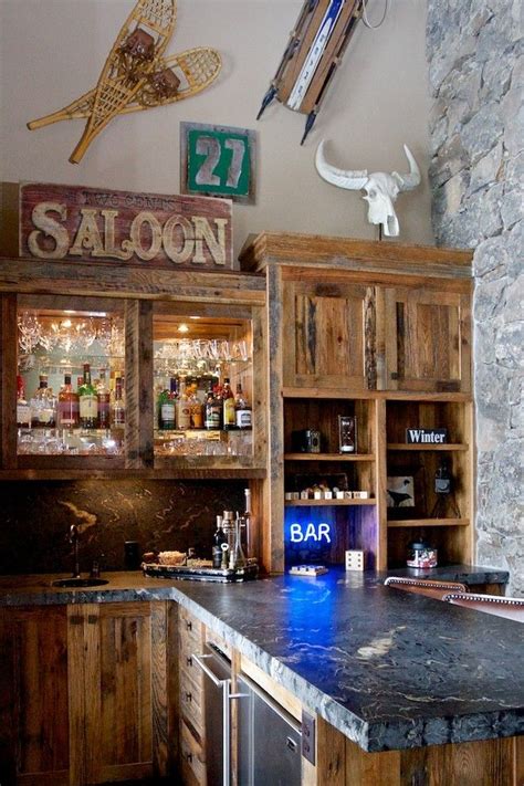 20 Rustic Home Bar Designs For The Best Parties Interior God Home