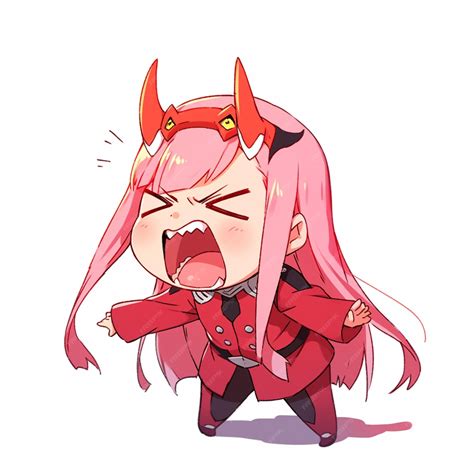 Premium Ai Image Anime Character With Pink Hair And Horns Yelling