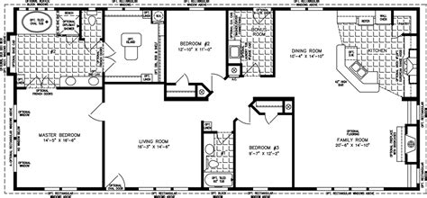 Jacobsen homes offers spacious four bedroom manufactured and modular homes throughout florida. 3-Bedroom Mobile Home | TNR-46817W | Jacobsen Homes
