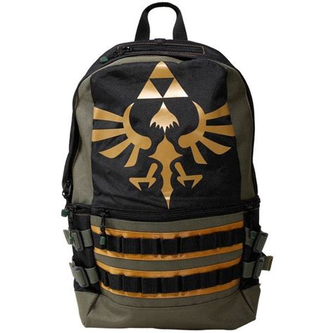 Nintendo The Legend Of Zelda Triforce Built Backpack 44 Liked On