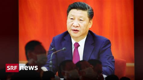 Fünfjährige Amtszeit Xi Jinping zum dritten Mal zum Parteichef gewählt News SRF