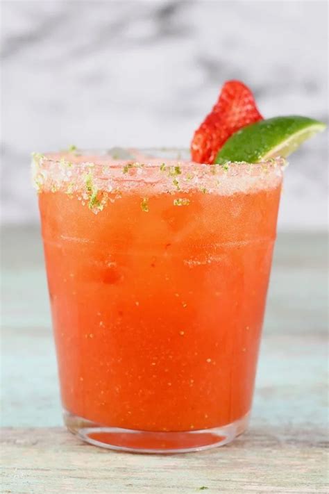 Strawberry Margarita Easy Recipe ~ Miss In The Kitchen