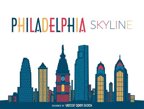 Philadelphia Skyline Outline Free Download On Clipartmag