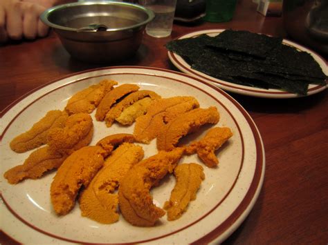 Random Thought- Seafood Night Starring Live Sea Urchin, Spot Prawns