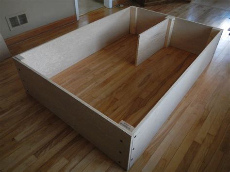 The wooden blocks can be of any size you wish to build. Storage Bed Frame DIY_48 — Dave Gates