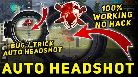 In my opinion this game is the best survival phone game. New Auto Headshot Trick Bug, No Hack - Garena Free Fire ...