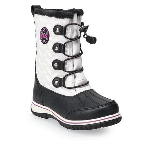 Totes Makenzie Tall Girls Winter Boots Size 1