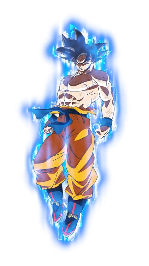 Ultra Instinct Goku W Aura Render Artist In Desc By Blackflim On DeviantArt Desenho De Anime