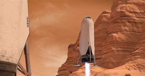 Spacex Downscaled Its Spaceship Landing On Mars Human Mars