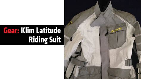 Gear Klim Latitude Riding Suit
