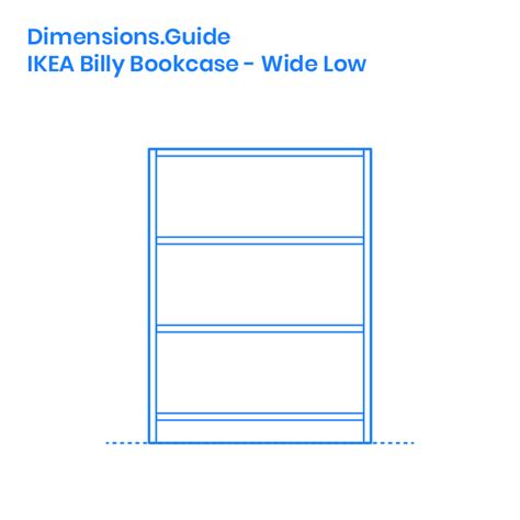 Ikea billy bookcase dimensions canada. IKEA Billy Bookcase - Wide Low Dimensions & Drawings ...