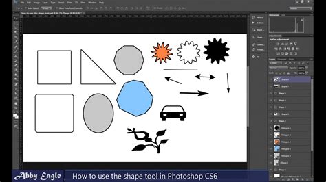 The advantages of drawing in photoshop: How to Make a Triangle & Shape in Photoshop CS6 - using ...