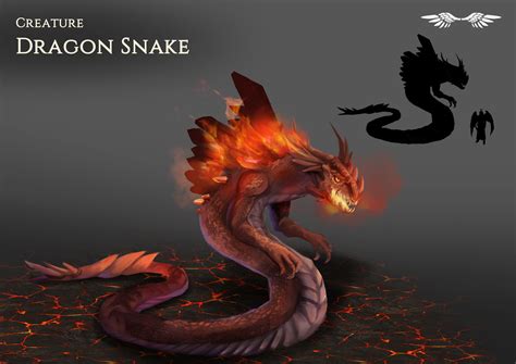 Artstation Dragon Snake Concept