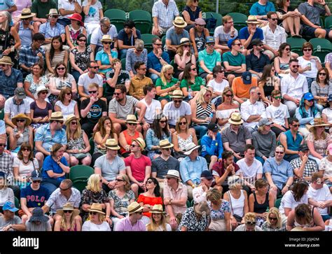 Wimbledon Crowd Stock Photos And Wimbledon Crowd Stock Images Alamy