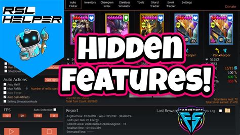 Best Hidden Features In Rsl Helper Raid Shadow Legends Youtube