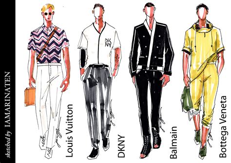 Male Fashion Sketches At Explore Collection Of