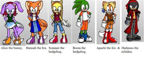 Sonic Fan College Sonic Fan Characters Fanpop