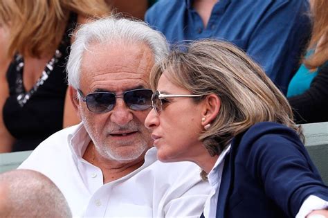 Dominique Strauss Kahn Et Sa Compagne Myriam Laouffir à Roland Garros