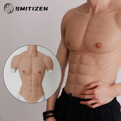 Smitizen Fake Chest And Arms Muscle Bodysuit Bodybuilder Cosplay