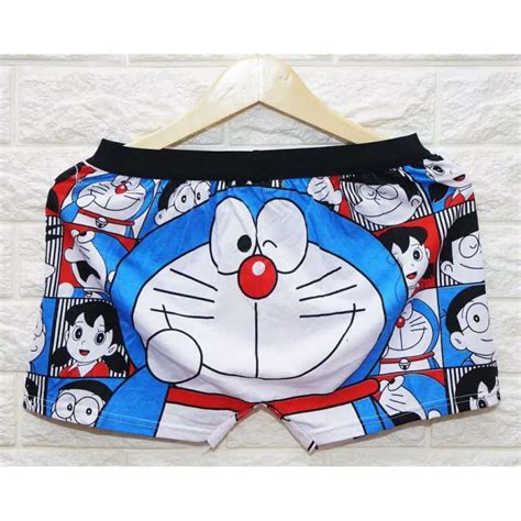 Jual Boxer Doraemon Boxer Spongebob Boxer Minion Boxer Karakter Celana Pendek Pria Celana Kolor
