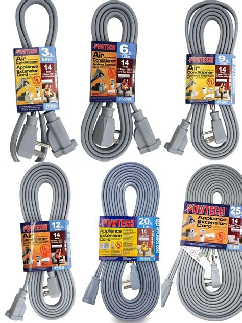 Powtech Heavy Duty Air Conditioner And Major Appliance Extension Cord