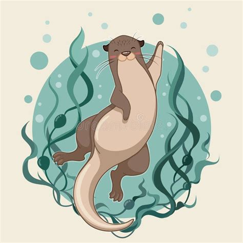 Otter Stock Illustration Illustration Of Endangered 16682416