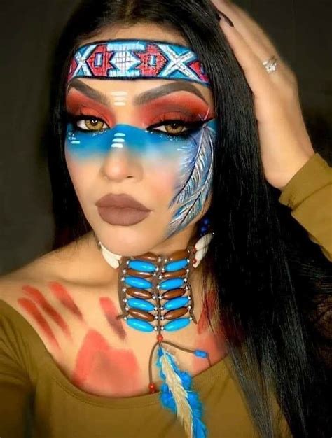 Pin By Osi Lussahatta On NDN In Tribal Makeup Native American Makeup Native American