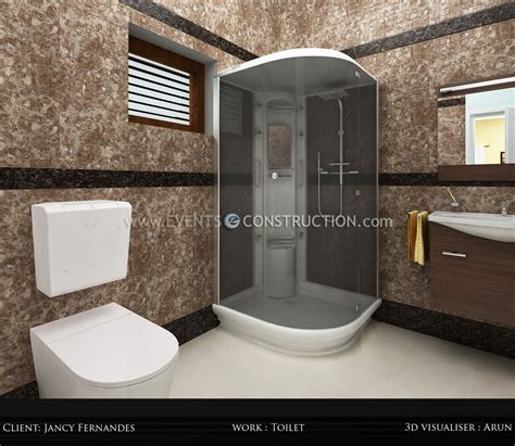 Evens Construction Pvt Ltd Bathroom Designed For Kerala Home