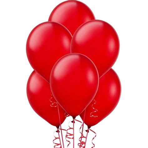 15ct 12in Red Pearl Balloons Party City