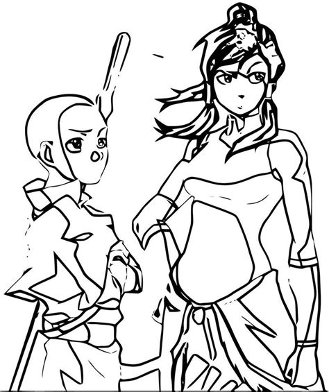 All rights belong to their respective owners. Aang Korra Avatar Aang Coloring Page in 2020 | Aang, Korra ...