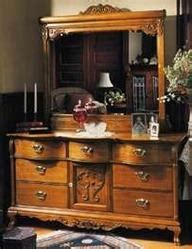 Lexington victorian sampler oak bedroom furniture. LEXINGTON Victorian Sampler Collection Triple Dresser for ...