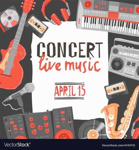 Music Concert Poster Royalty Free Vector Image