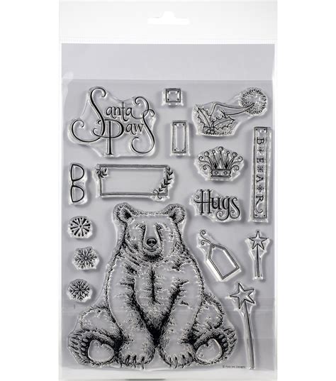 Pink Ink Designs A5 Clear Stamp Set Bear Hugs Joann