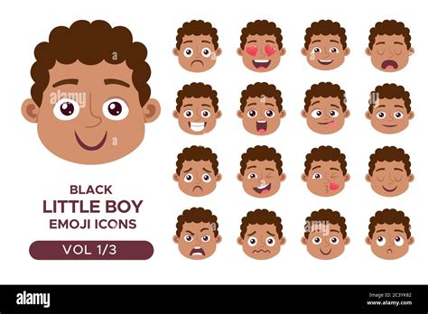 Emoticon Boy Stock Vector Images Alamy