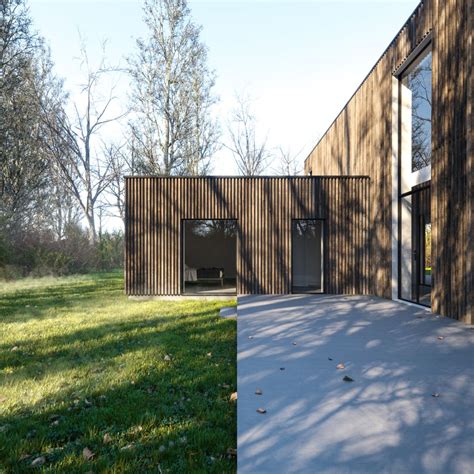 Blackened Timber House Architecture Building Design Timber House