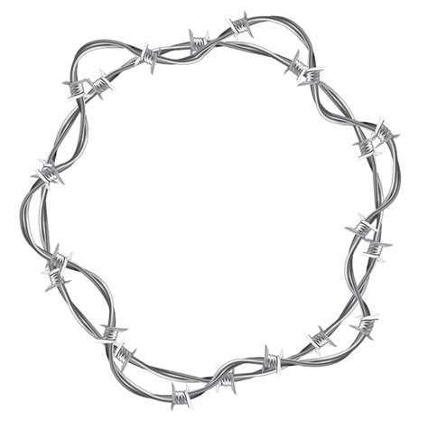 Premium Vector Barbed Wire Circle