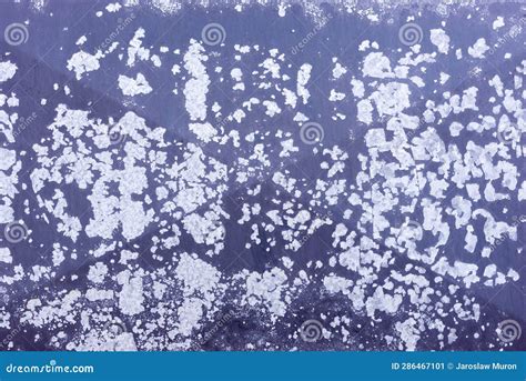 Steel Galvanized Sheet With Peeling Off Paint Stock Image Image Of