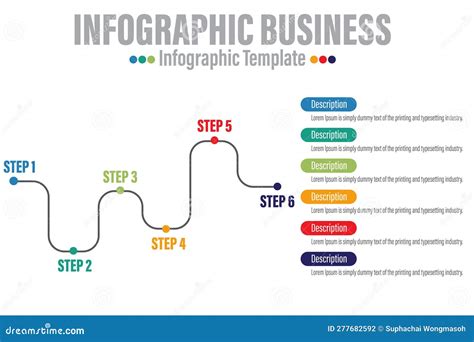 Timeline Creator Infographic Template 6 Steps Timeline Journey