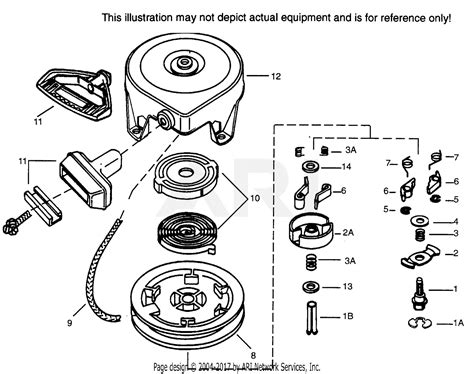 Tecumseh Rs Rs Parts Diagram For Recoil Starter