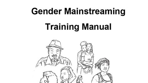 Nilaleg Gender Mainstreaming Training Manual United Nations