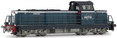 Jouef 2157 Sncf Diesel Locomotive Bb 69292 Infra Livery