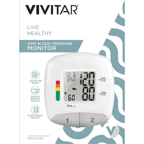 Vivitar Pb 8004 Upper Arm Blood Pressure Monitor