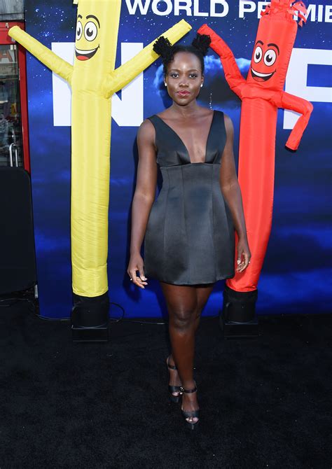 Lupita Nyongo Dazzles In Black Minidress At ‘nope Premiere Wwd
