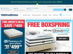1800 mattress started as an alternative to traditional brick and mortar mattress shopping in 1976 the company was purchased by sleepy's, which was subsequently acquired by mattress firm. 1800mattress Coupons - $40 off + 11 Deals April 2021