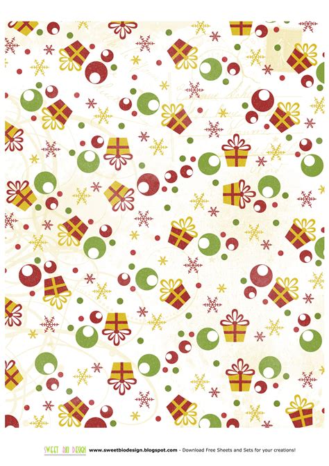 Printable Christmas Paper Scrapbooking Project Ideas Craft And